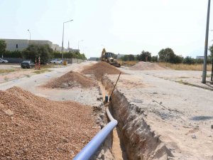Maski̇’den Karaali Bölgesine 12 Kilometrelik Yeni İçme Suyu Hattı Yatırımı