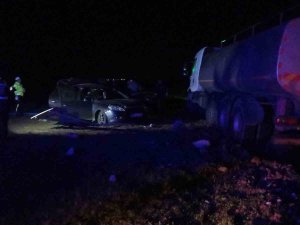 Kırklareli’nde Tanker İle Otomobilin Çarpıştığı Kazada 2 Kişi Öldü