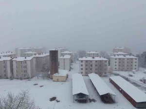 Tatvan’da Kar Yağışı