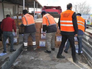 Akşehir Belediyesinden Deprem Bölgesine Yardım Kolisi