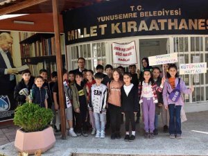 Millet Kıraathanesi Kütüphaneler Haftasında Öğrencileri Ağırlıyor
