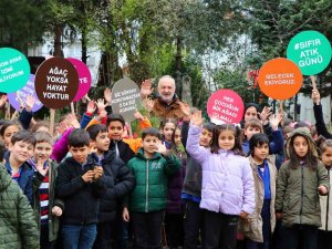 Çiftlikköy’de Sıfır Atık Günü Fidanlar Dikilerek Kutlandı