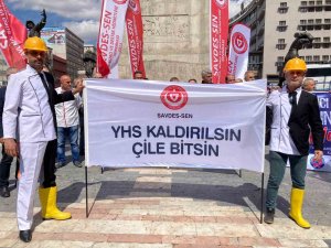 Başkentte "Kamuda Yardımcı Hizmetler Sınıfı Kaldırılsın" Eylemi