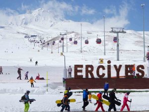 Erciyes’te Kar Yağışı, Sezonu Bayrama Kadar Uzattı