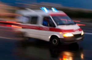 Rize’de Ambulans Kazası 2 Yaralı