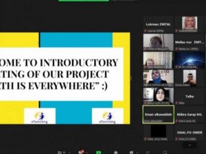 Etwinning Projesi Öğrencileri Birbirleriyle Tanıştı