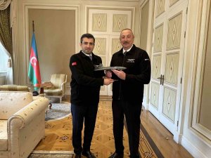Selçuk Bayraktar Azerbaycan Cumhurbaşkanı İ̇lham Aliyev’i Ziyaret Etti