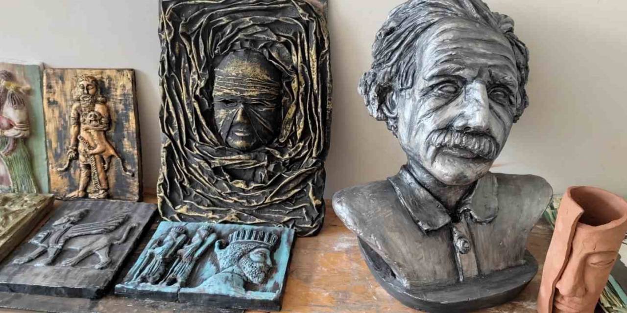 Batman’da Lise Öğrencilerinin Kil Topraktan Yaptığı Eserler Ünlü Sanatçıların Eserlerini Aratmıyor