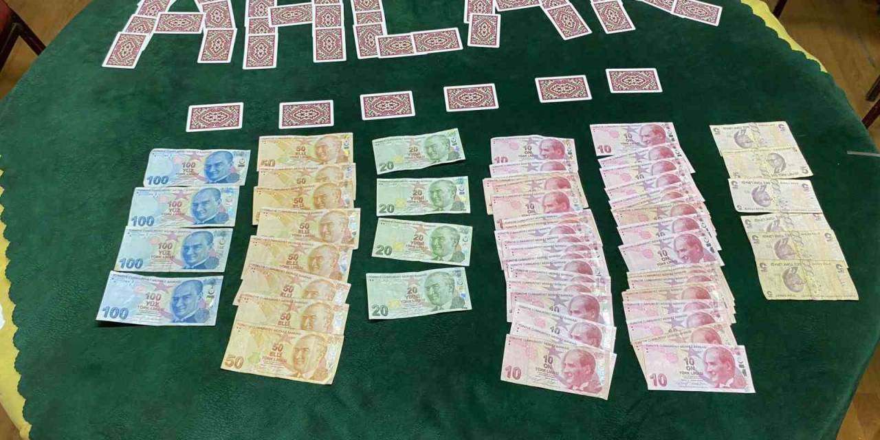 Kumar Operasyonunda 10 Kişiye 40 Bin Lira Ceza Yazıldı