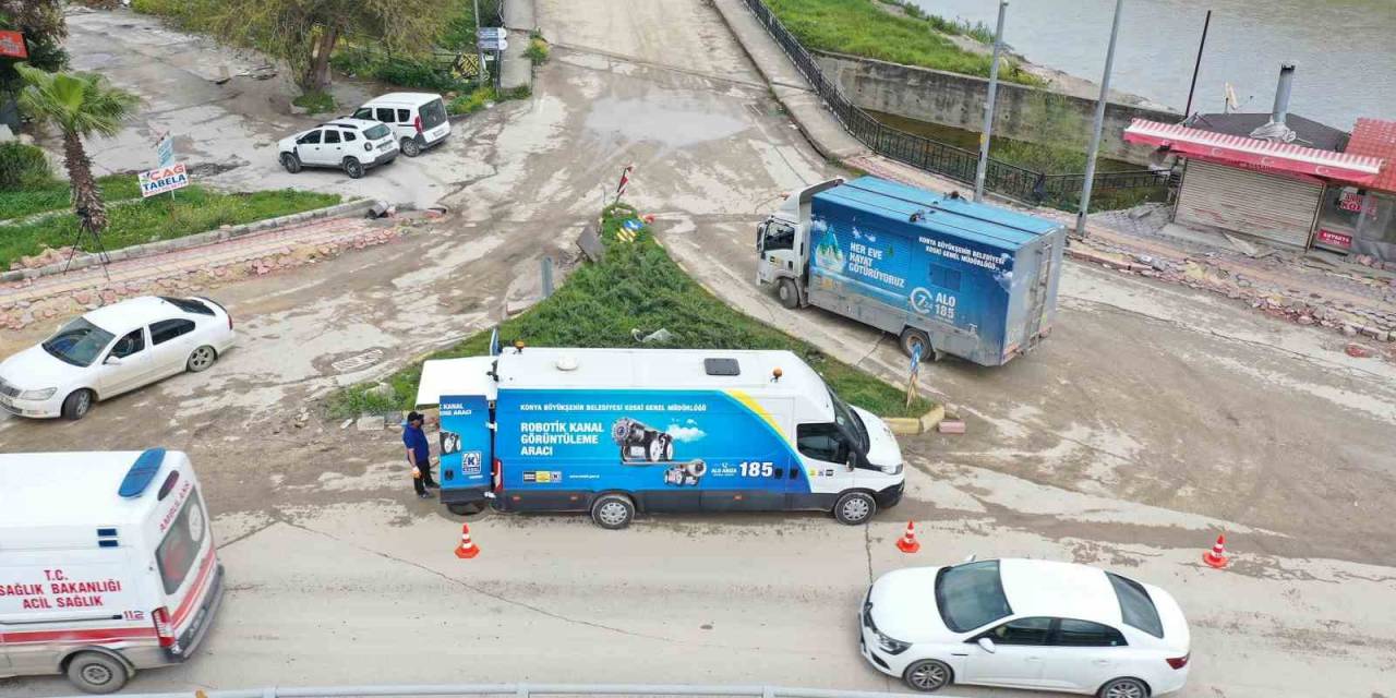 Depremlerde Yıkılan Hatay’da Kanal Arızaları Robot Kameralarla Tespit Ediliyor