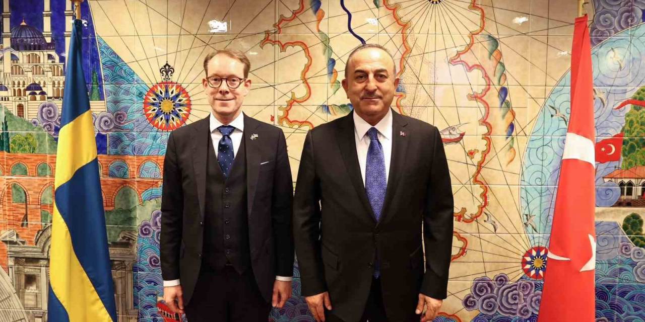 Bakan Çavuşoğlu İsveçli Mevkidaşı Billström İle Görüştü