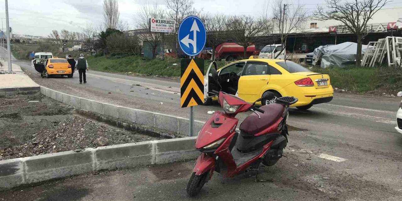 Motosikletli Sürücü Yaralandı