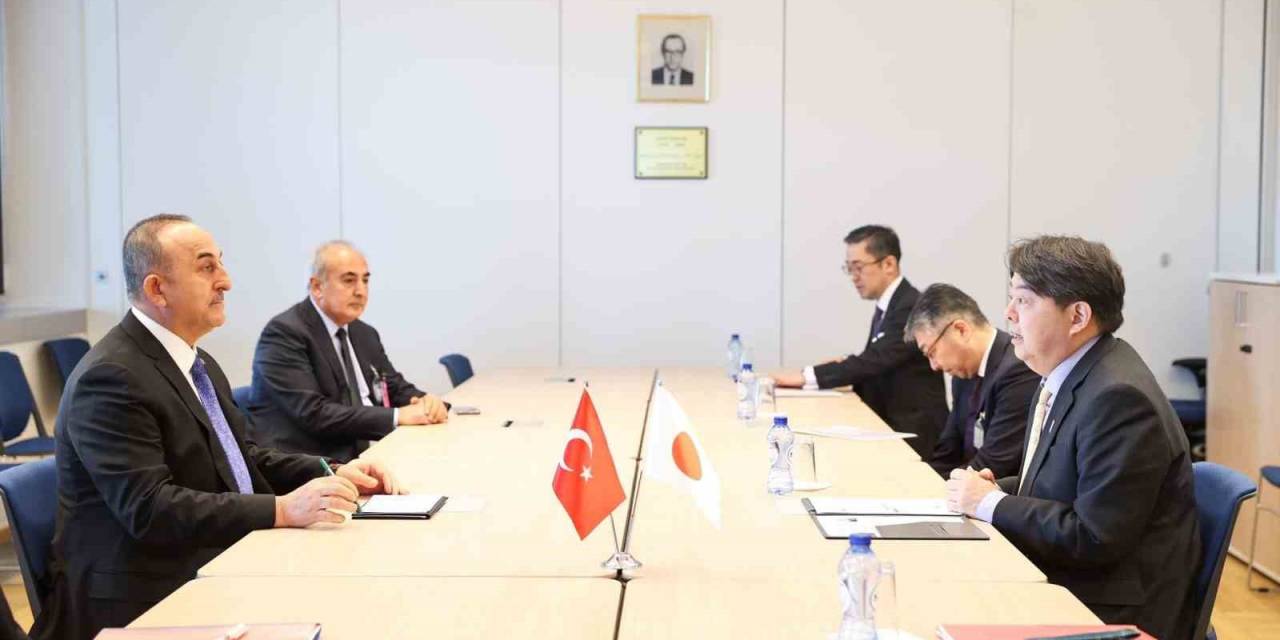 Dışişleri Bakanı Çavuşoğlu, Japon Mevkidaşı Hayashi İle Görüştü