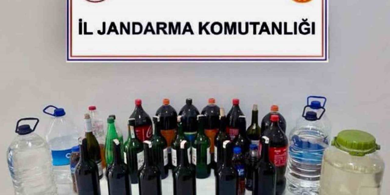 Jandarmadan Kaçak Alkol Operasyonu