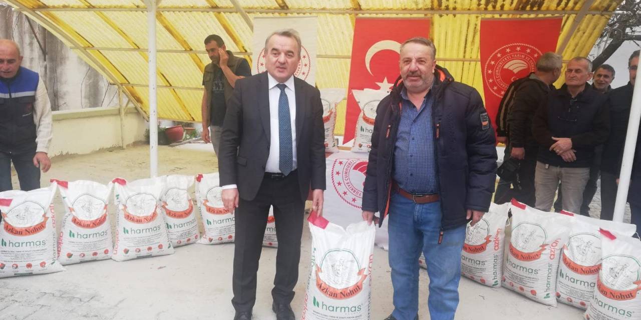 Çiftçiye Nohut Tohumu Desteği