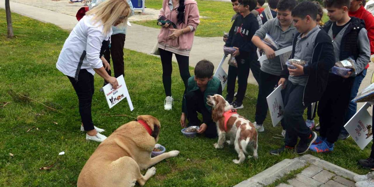 Öğrenciler Sevimli Dostları Unutmadı