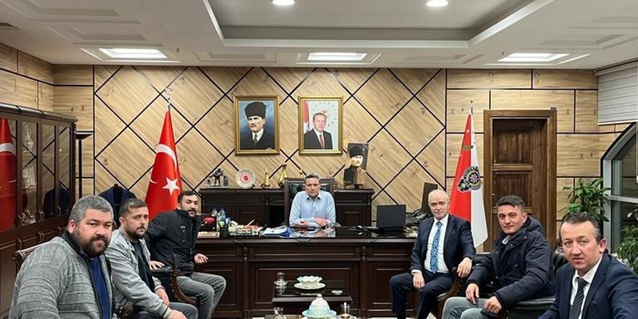 Patron Ve İşçiler Emniyet Müdürü Sıralı’nın Makamında Bir Araya Geldi