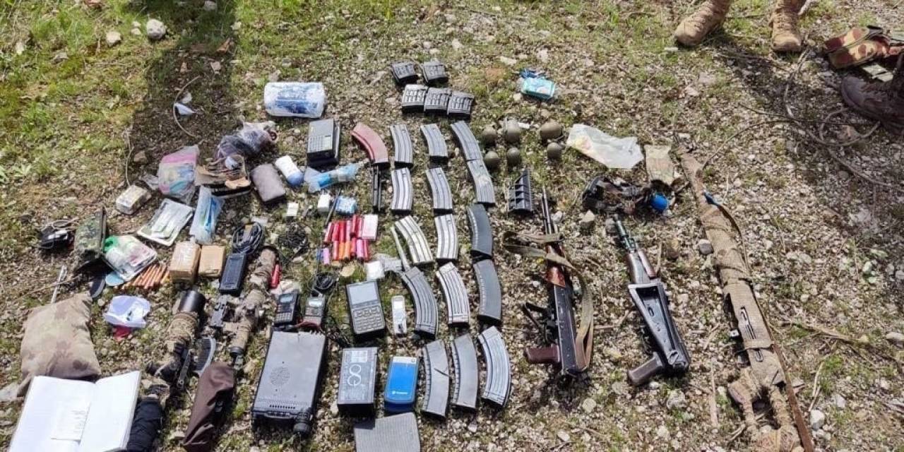 Pençe-kilit Operasyonu’nda Silah Ve Mühimmat Ele Geçirildi