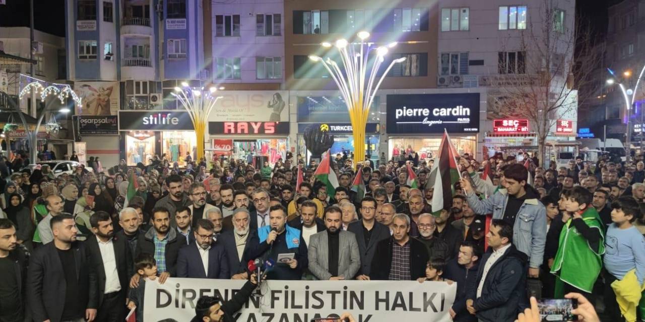 Batman’da Stk’lar Mescid-i Aksa’ya Saldırıyı Kınadı