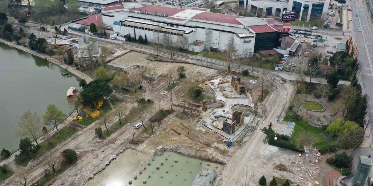 İzmit Millet Bahçesi Şekillenmeye Başlıyor