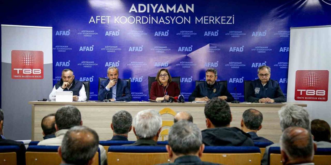 Tbb Başkanı Şahin, Afet Bölgelerindeki 4 İle Teknik Gezide Bulundu