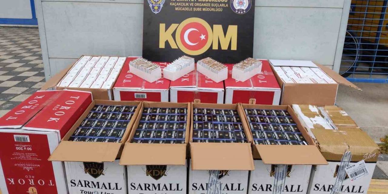 Çanakkale’de 221 Bin Makaron Ele Geçirildi