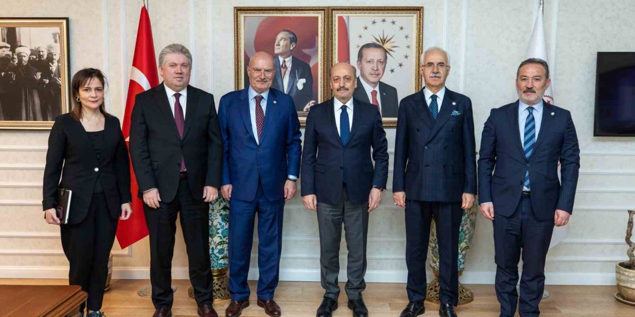 Ato Başkanı Baran, Bakan Vedat Bilgin’i Ziyaret Etti