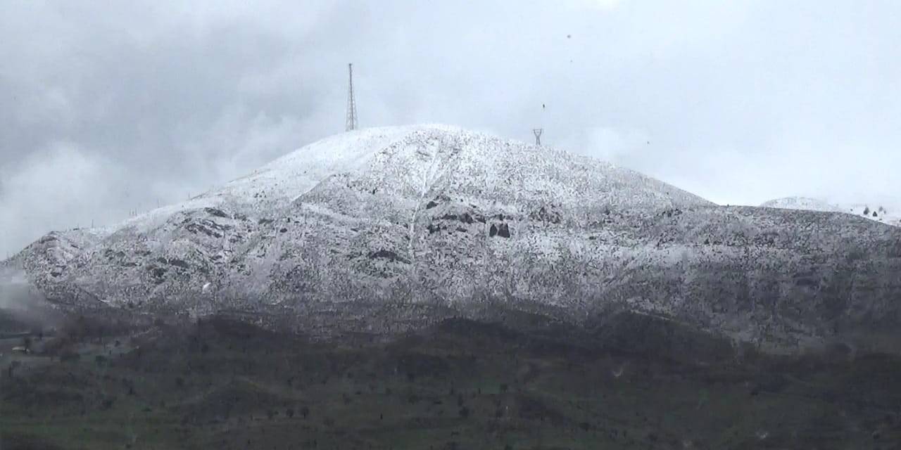 Tunceli’nin Yüksek Kesimleri Beyaza Büründü