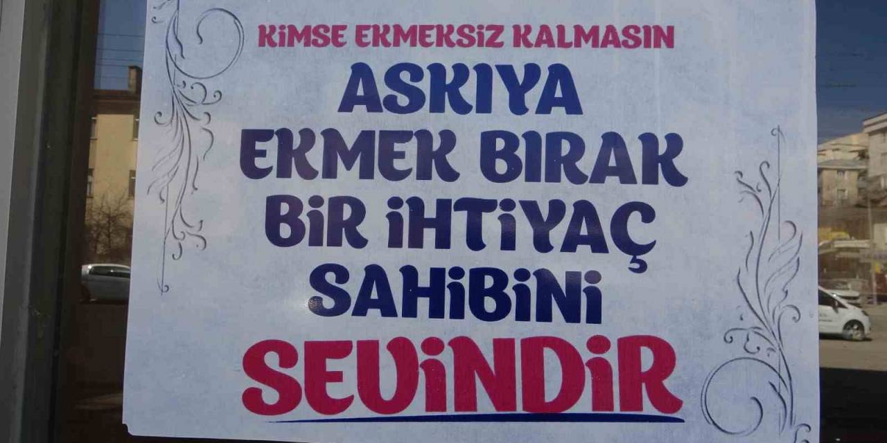 Van’da ‘askıda Ekmek’ Uygulaması