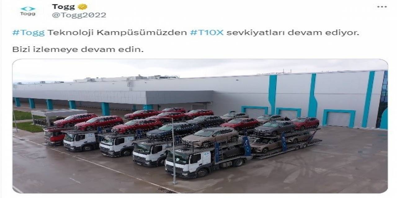 Togg Sevkiyatları Başladı