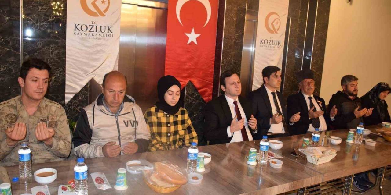 Kozluk’ta Depremzede Ailelere İftar Programı Düzenlendi