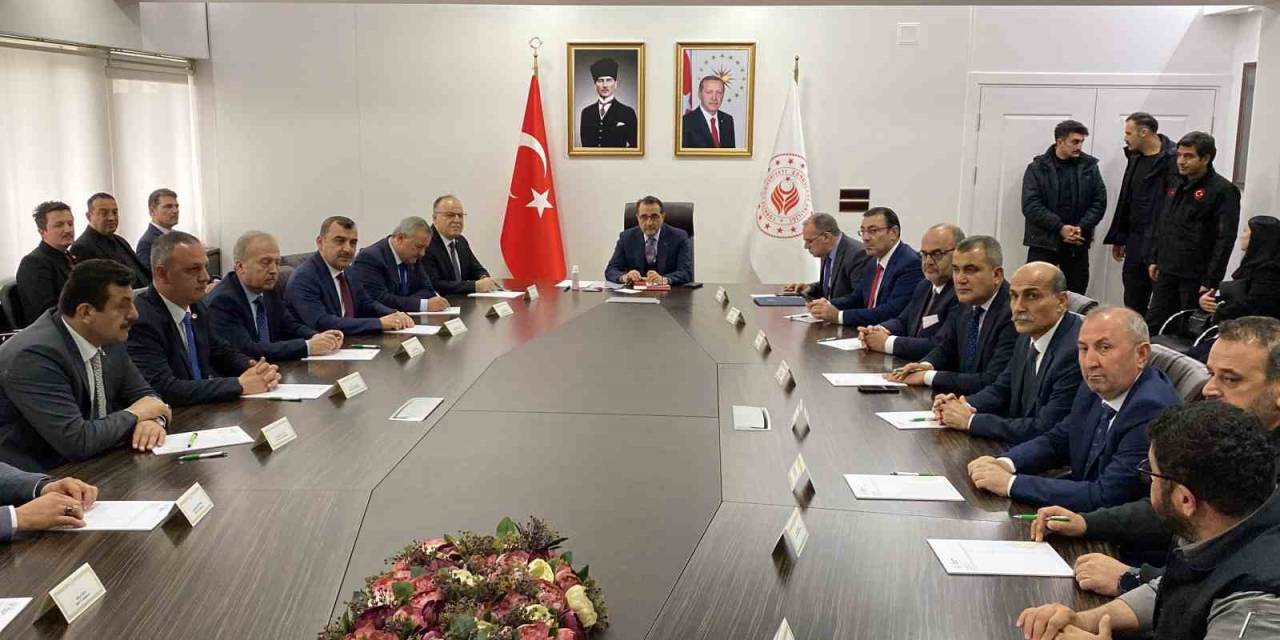 Enerji Ve Tabii Kaynaklar Bakanı Dönmez Zonguldak’ta