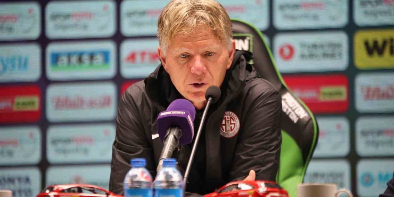 Alfons Groenendijk: “puana İhtiyacımız Olan Bir Dönemde 1 Puanla Yetinmek Durumunda Kaldık”