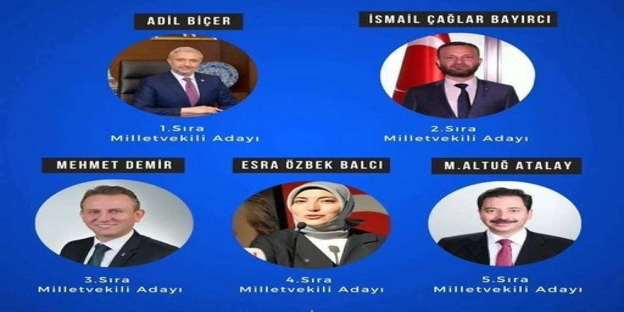 Ak Parti’nin Kütahya Milletvekili Adayları Belli Oldu