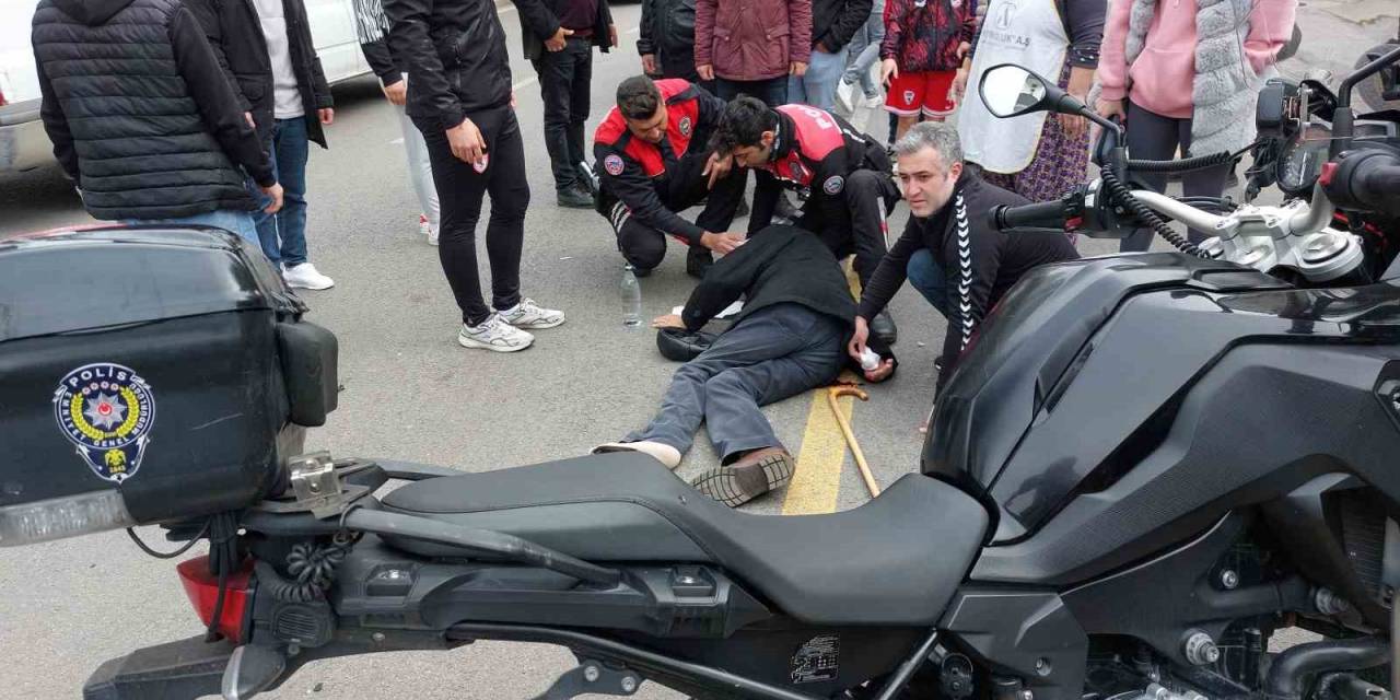 Motosikletli Yunus Polisi Kaza Yaptı: 1 Yaralı