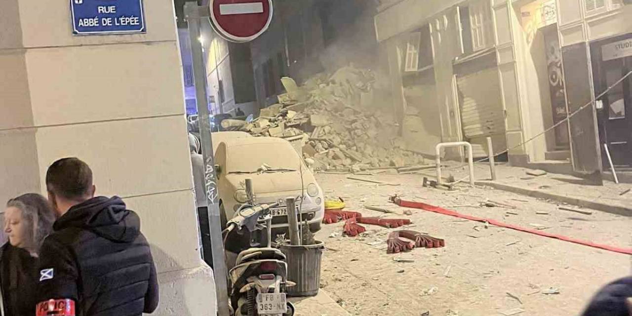 Fransa’da Binalar Art Arda Çöktü: Yaklaşık 10 Kişi Enkaz Altında Kaldı