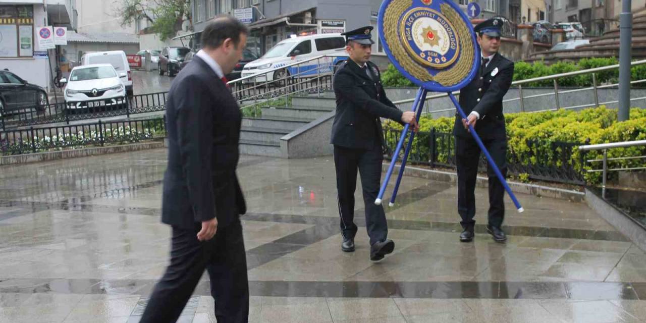 Biga’da Polis Haftası Törenle Kutlandı