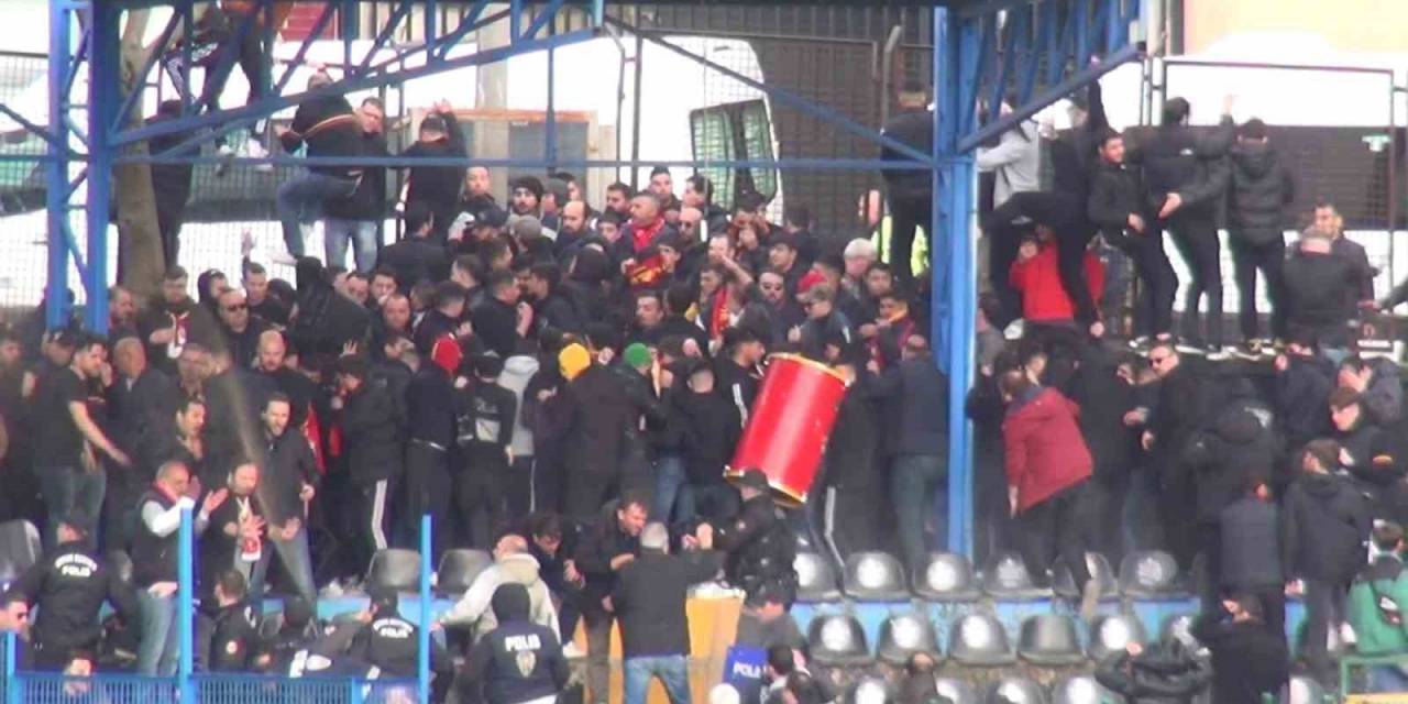 Amatör Lig Maçında Ortalık Karıştı: Polis Kovaladı, Onlar Kaçtı