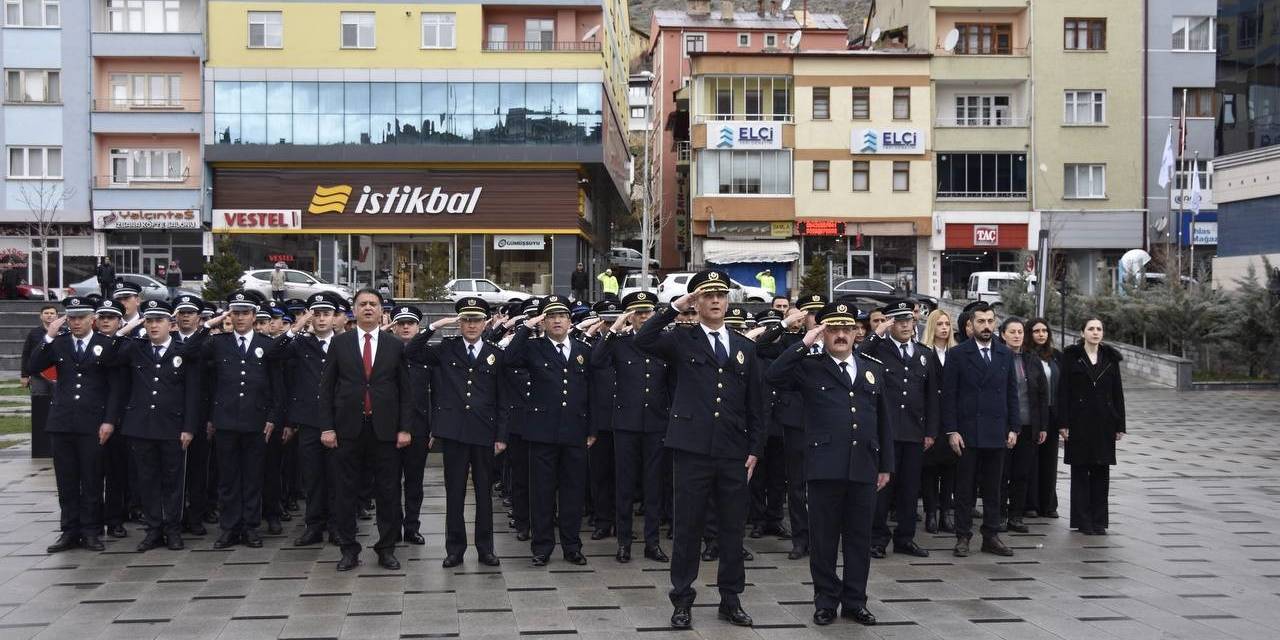 Bayburt’ta Polis Haftası Törenle Kutlandı