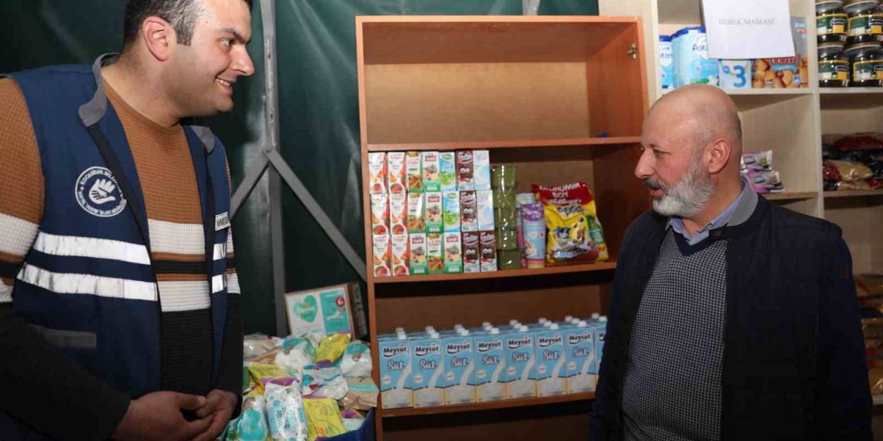 Kocasinan’ın Sosyal Market’i, Kardeş Belediye Türkoğlu’nda