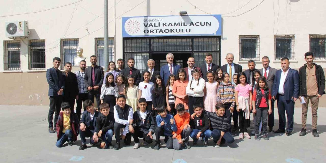 Milli Eğitim Bakanlığı Yetkilileri, Şırnak’ı Tımss’de Temsil Edecek Olan Okulu İnceledi