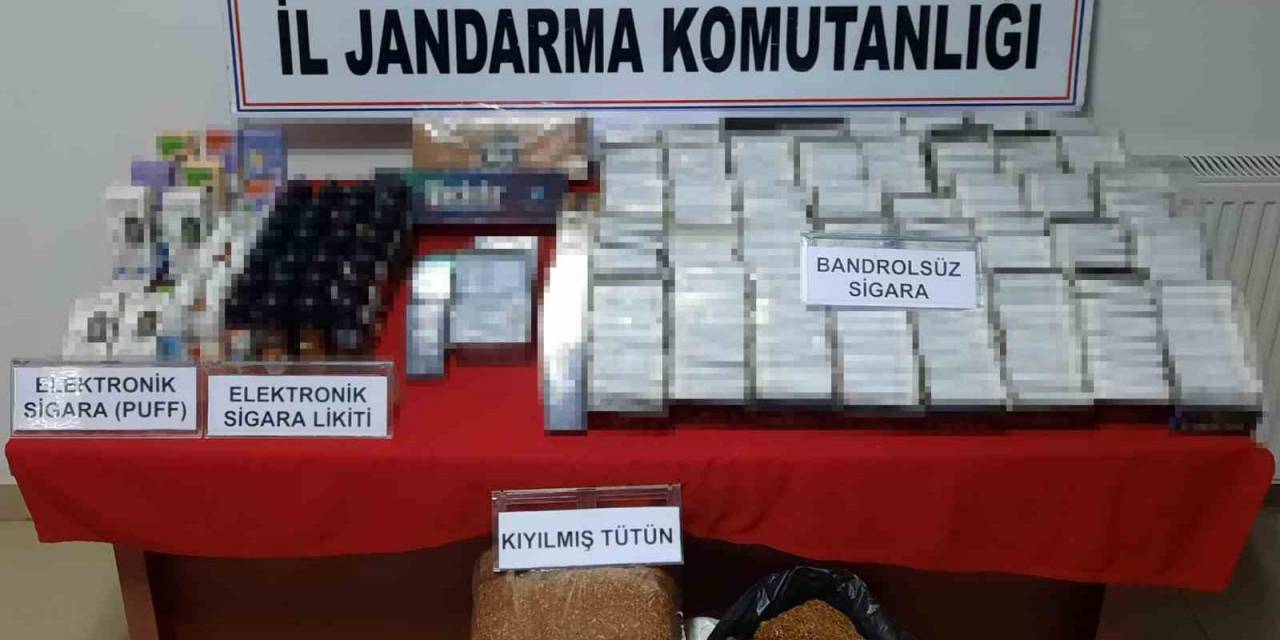 Aksaray’da Jandarmadan Kaçak Sigara Operasyonu