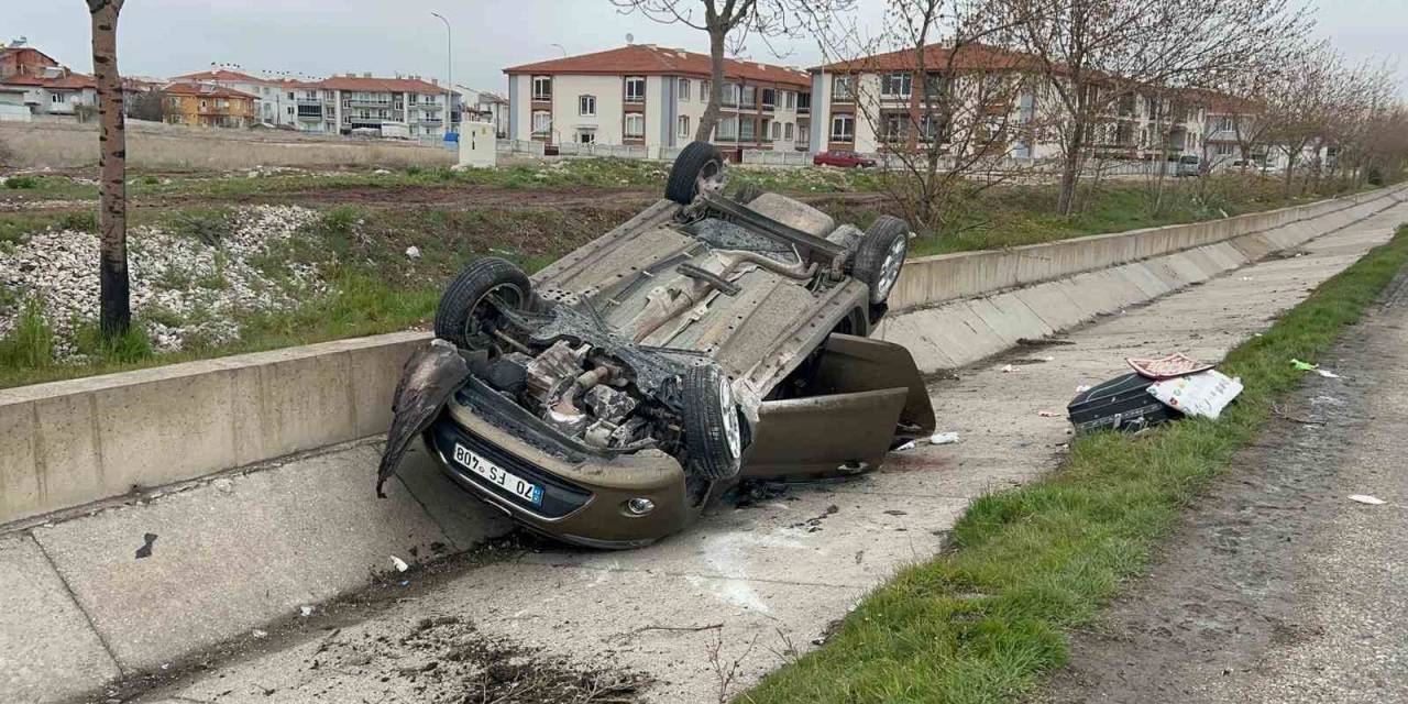 Afyonkarahisar’da Trafik Kazası 2 Yaralı