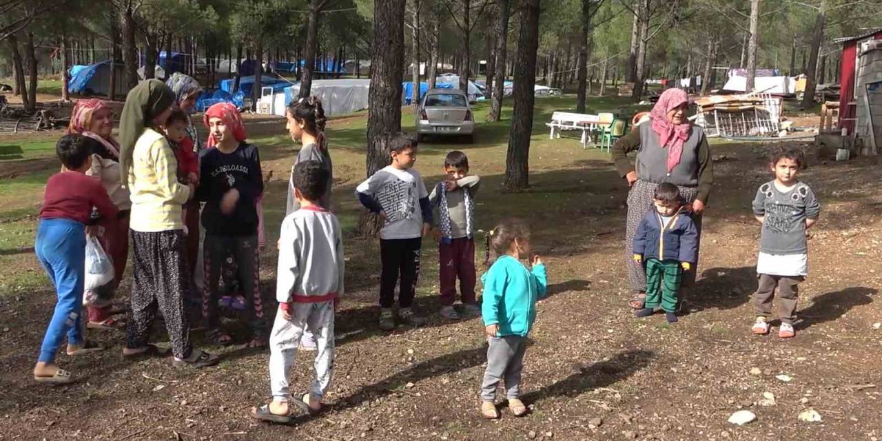 Evleri Yıkılan Aileler Ormanı Mesken Tuttu: "kendimizi Burada Güvende Hissediyoruz"