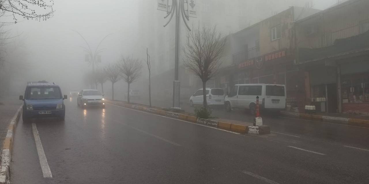 Şırnak’ta Etkili Olan Sis, Görüş Mesafesini 10 Metreye Düşürdü