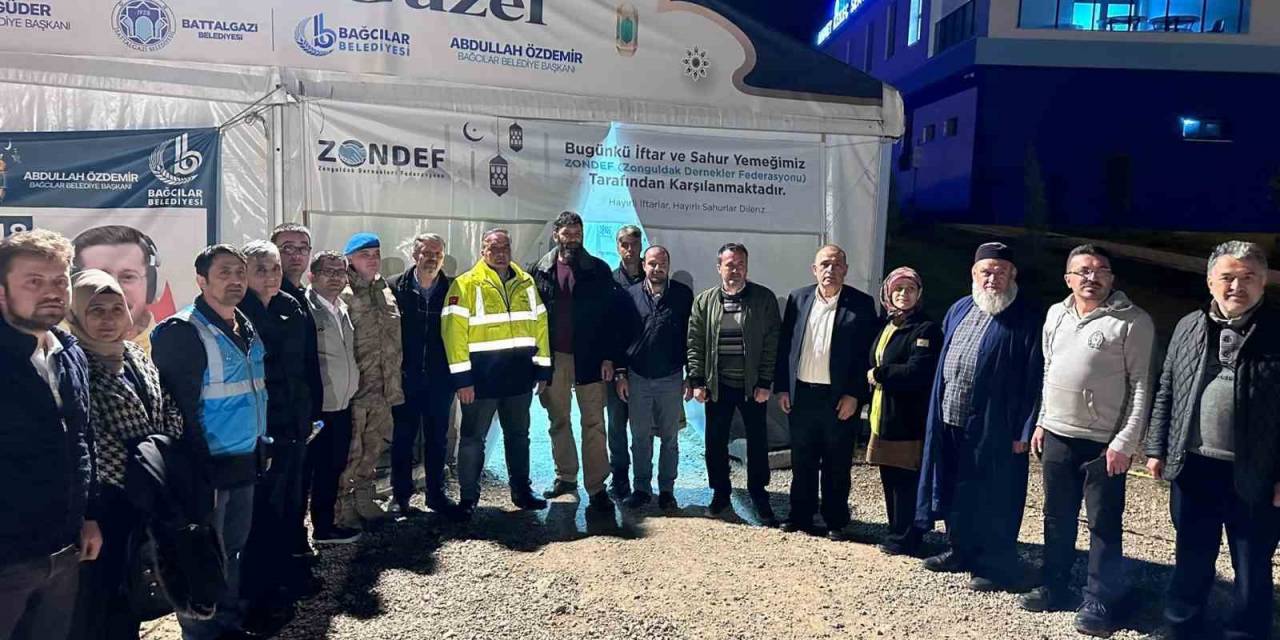 Madenciler Mahallesi’nde 2 Bin Kişilik İftar Yemeği Verdiler