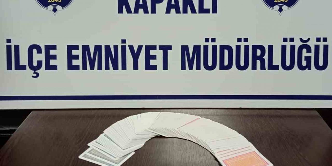Tekirdağ’da Kumar Oynanan İşletmeye Baskın