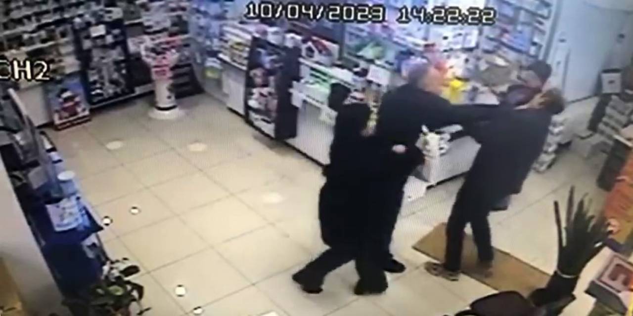 Eczacıya ‘muadil’ İlaç Saldırısı Kamerada