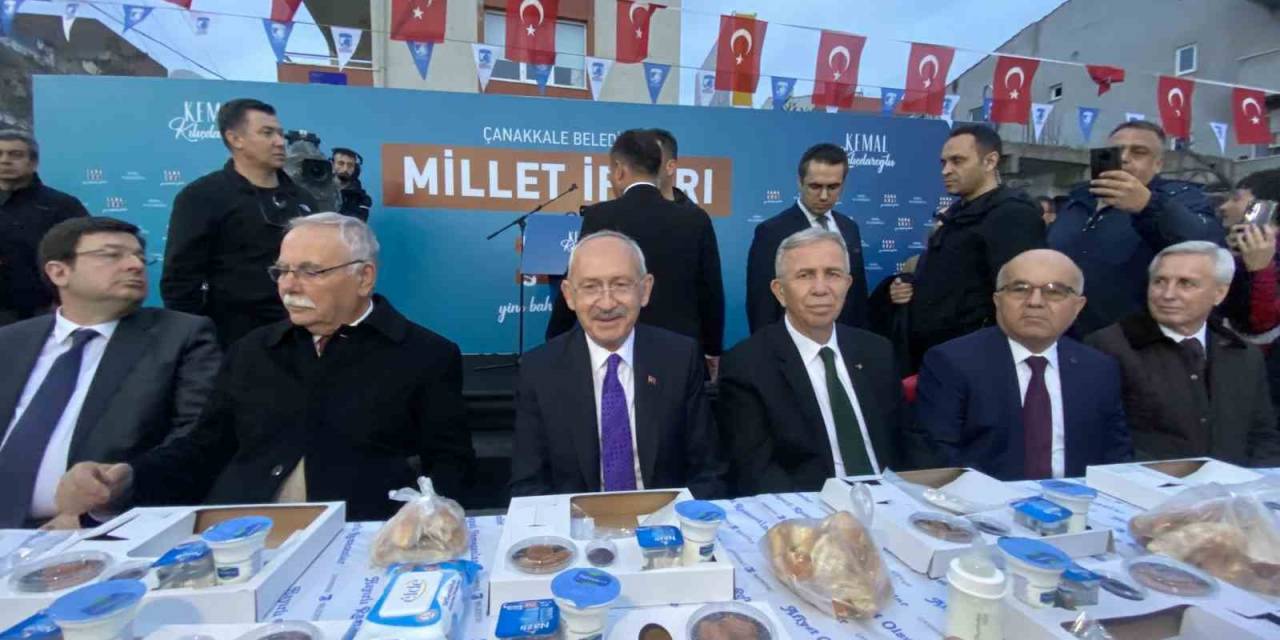 Chp Lideri Kılıçdaroğlu Çanakkale’de İftara Katıldı