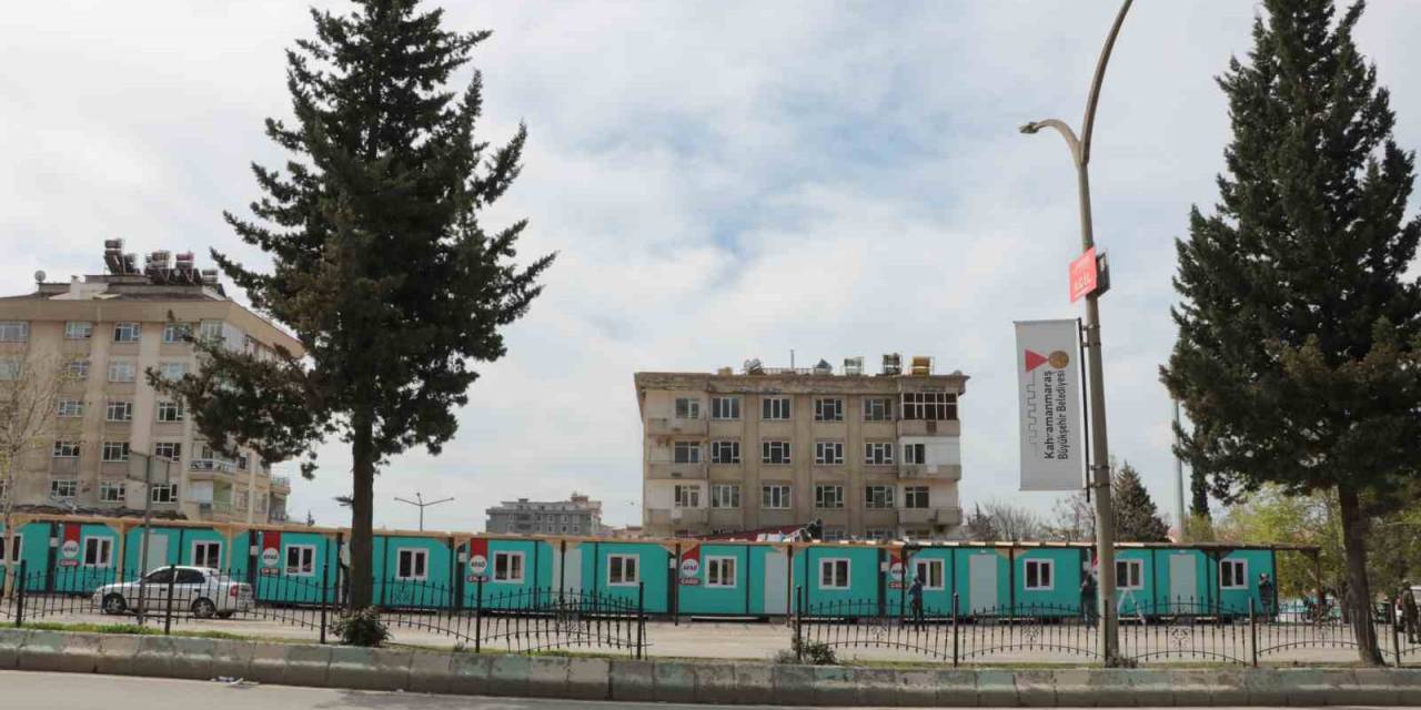 Kahramanmaraş’ta Depremzede Esnafa Konteyner Çarşı